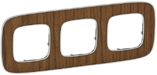 Рамка универсальная Legrand Valena Allure 3-м. дерево орех фото Рамка универсальная Legrand Valena Allure 3-м. дерево орех картинка